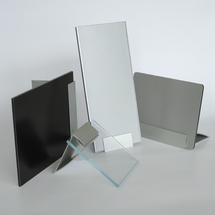Snapin bordsstöd i aluminum kan du använda till vilket 4mm skivmaterial du önskar